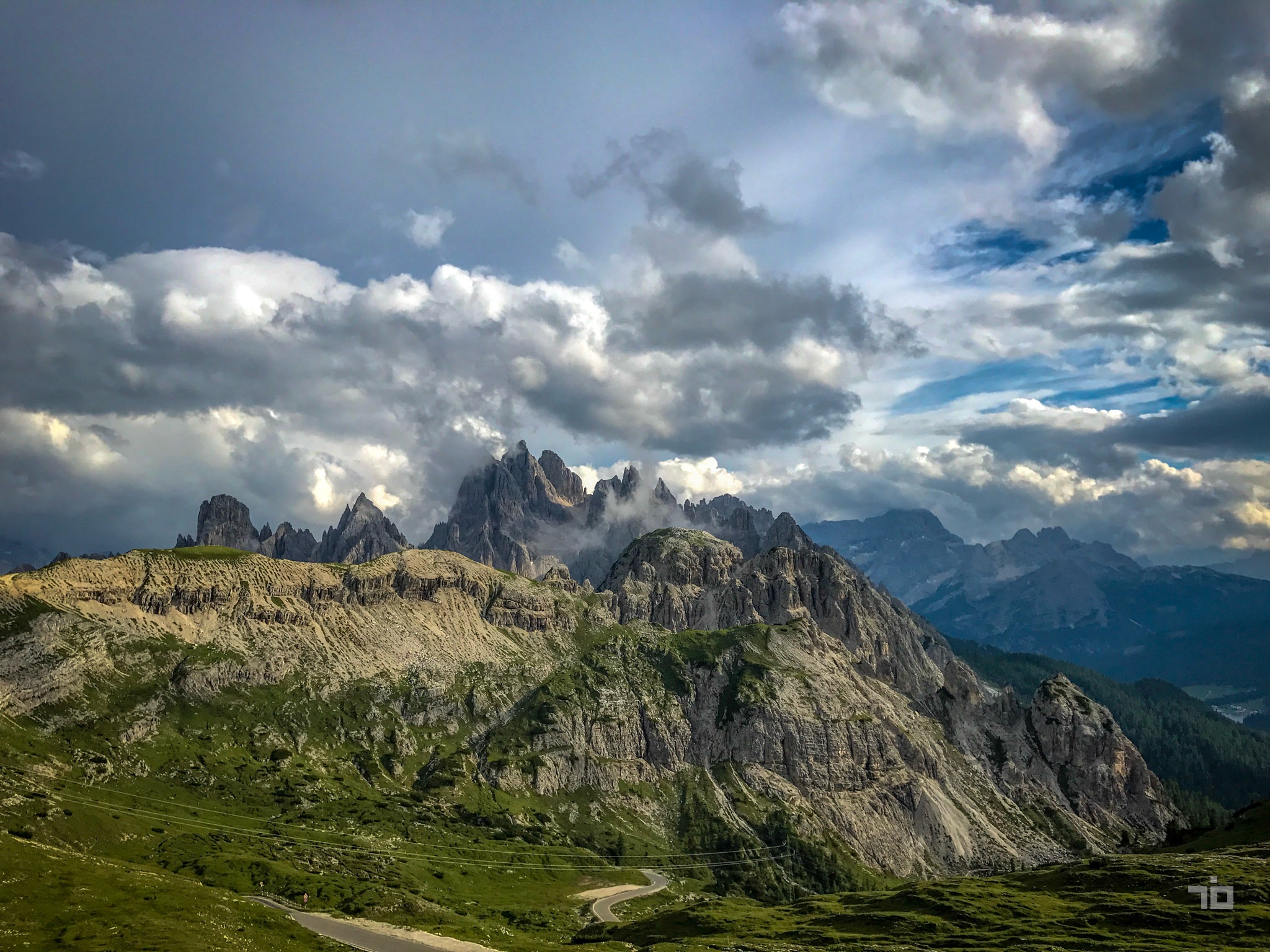 View from the Tres Cimes